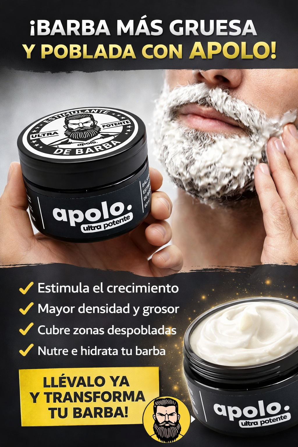 APOLO ESTIMULANTE BARBA 80 ML GEN