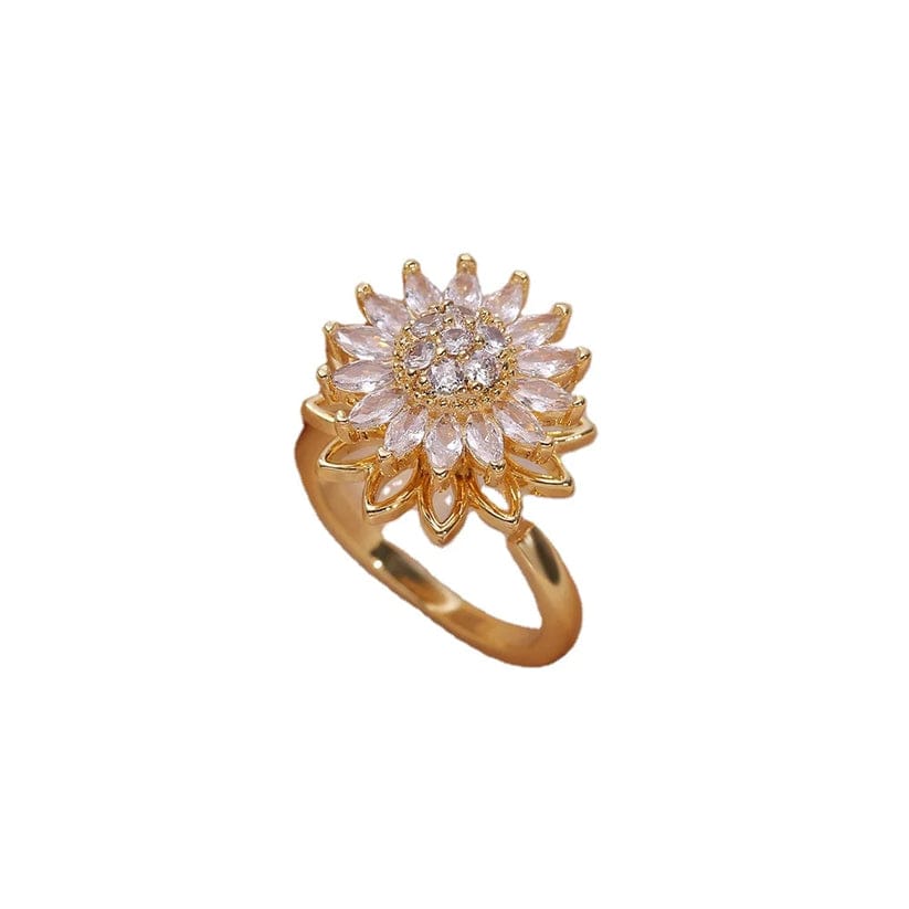 🌸 SET FLORAL ELEGANTE 2 EN 1 – COLLAR + ANILLO PARA MUJER ✨